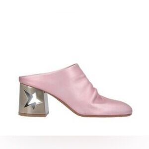 TIFFI Glamrock Star Block Heel Mule in Pink, EU 38 / US 8